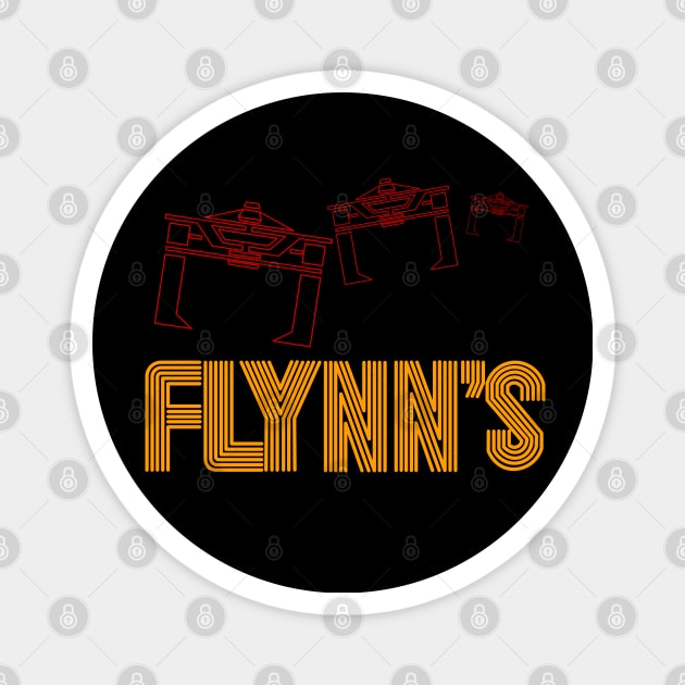 Flynns Arcade Space Paranoids Magnet by Meta Cortex